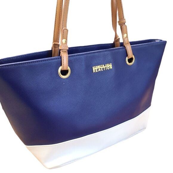 Kenneth Cole Vinyl Tote Bag - Picture 2 of 10